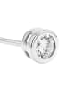 Tom Tailor Ohrstecker Silber 925, rhodiniert in silber