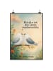Mr. & Mrs. Panda Bild Turteltauben Liebe Design mit Spruch in Weiß