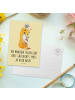 Mr. & Mrs. Panda Wanddeko Fuchs Depressionen mit Spruch in Gelb Pastell