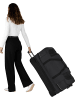 normani Reisetrolley 120-150 L Gigaro in Schwarz/Grau