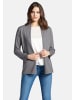 PETER HAHN Cardigan silk in GRAU-MELAN