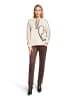 Betty Barclay Sweatshirt mit Stehkragen in Weiß/Schwarz