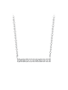 Alexander York Kette mit STAB ZIRKONIA in 925 Sterling Silber in silber