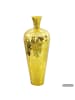 FineBuy Vase in Gold / Aluminium / 24x24x70