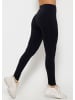SASSYCLASSY High Waist Sportleggings in Schwarz