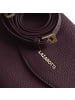 Lazarotti Bologna Leather Clutch Umhängetasche Leder 23 cm in burgundy