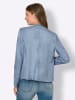 Heine Lederimitat-Blazer in bleu