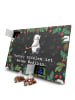 Mr. & Mrs. Panda Adventskalender Panda Hockey spielen mit Spruch in Kreidetafel
