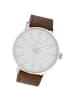 Oozoo Analog-Armbanduhr Oozoo Timepieces braun extra groß (ca. 48mm)