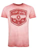 TOP GUN T-Shirt Powerful TG20191043 in red