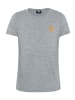 Polo Sylt T-Shirt mit gesticktem Logo-Symbol in Grau