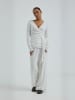 Seamless Basic T-Shirt Jacquard in Off-white