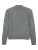 Vila VIFOLLY HIGHNECK L/S TIE KNIT TOP/R in Medium Grey Melange