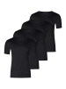 Skiny Unterhemd / Shirt Kurzarm Basis in Schwarz