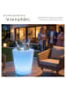 tectake Leuchtzylinder Luminous Curve Cooler, LED, mit Fernbedienung