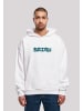 F4NT4STIC Ultra Heavy Hoodie Koi Fish Japan Streetstyle in weiß
