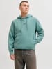 Jack & Jones Kapuzenpullover in Mineral Blue