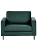 Beliani Sessel SAVALEN in Grün/Schwarz - (W) 117 x (H) 87 x (L) 91 cm