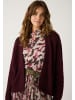 More & More weicher Rippstrickcardigan in ruby orchid