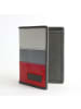 7CLOUDS RFID-Geldbörse Keron 7.1 in red-grey-white