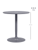 HOMCOM Esstisch in Grau 70L x 70B x 75H cm