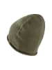 Camel Active Beanie aus reiner Baumwolle in Graugrün
