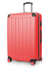 Hauptstadtkoffer Spree - Großer Reisekoffer Trolley Aufgabegepäck Rollkoffer Koffer 75cm, TSA, 119 L in Korall