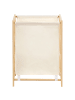Beliani Wäschekorb MERIN in Braun - (W) 45 x (H) 60 x (L) 30 cm