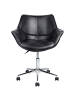 Beliani Bürostuhl NEWDALE in Schwarz - (W) 62 x (H) 79 x (L) 62 cm
