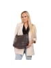 Toscanto Leder Umhängetasche Toscanto Tasche dunkelbraun ca. 35cm
