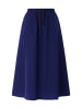Rich & Royal Midi Rock mit Details in Midnight Blue