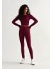 BeShaped Leggings Femme Force in bordeaux