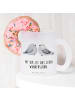 Mr. & Mrs. Panda Tasse Turteltauben Liebe mit Spruch in Transparent