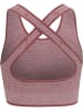 Hummel Hummel Top Hmlmt Multisport Damen Atmungsaktiv Schnelltrocknend Nahtlosen in DUSKY ORCHID MELANGE