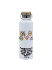 Mr. & Mrs. Panda Trinkflasche Igel Familie mit Spruch in Weiß