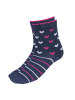 TupTam 6er- Set Socken in rosa/grau