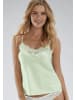 LASCANA Spitzentop in mint