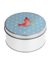 Mr. & Mrs. Panda Blechdose rund Hummer Weizen ohne Spruch in Blau Pastell