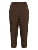 KAFFE curve Casual Hose KCvictoria Loose fit in Seal Brown CC.