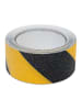 relaxdays 5 x Antirutsch-Klebeband in Schwarz/Gelb - 50 mm x 5 m