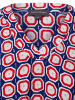 Franco Callegari Bluse Lola in blau rot - 0003
