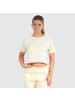 SMILODOX Crop T-Shirt Nalani in Gelb