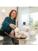 relaxdays Servierwagen in Weiß - (B)46x (H)76,5 x (T)38 cm