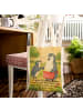 Mr. & Mrs. Panda Tragetasche Pinguin mit Kind Design mit Spruch in Weiß