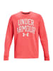 Under Armour Sweatshirt Rival Terry Crew in Rot