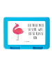 Mr. & Mrs. Panda Snackbox Flamingo Stolz mit Spruch in Weiß