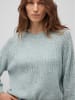 Mavi Jeans Strickpullover Regular Fit Rundhals Soft Strickmuster in Hellgrün