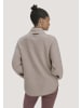 Hessnatur Fleece Jacke in mandelbraun