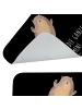 Mr. & Mrs. Panda Badezimmervorleger Otter Umarmen mit Spruch in Schwarz