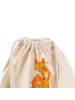 Mr. & Mrs. Panda Rucksack-Beutel Fuchs Lord mit Spruch in Creme